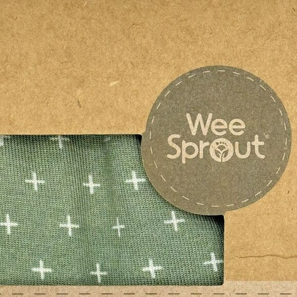 NIB, Wee Sprout‎ Nursing Poncho Lenzing Modal. Green Rosemary Stitch. - Picture 4 of 6